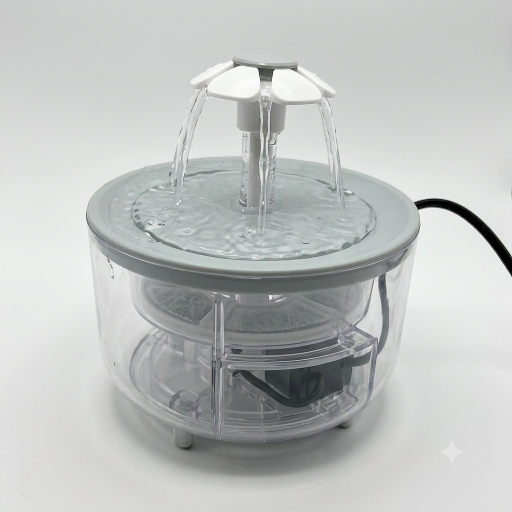 Fuente de agua para gatos