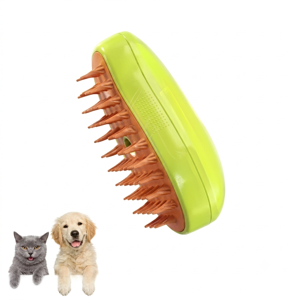 Cepillo de vapor 3 en 1 para mascotas
