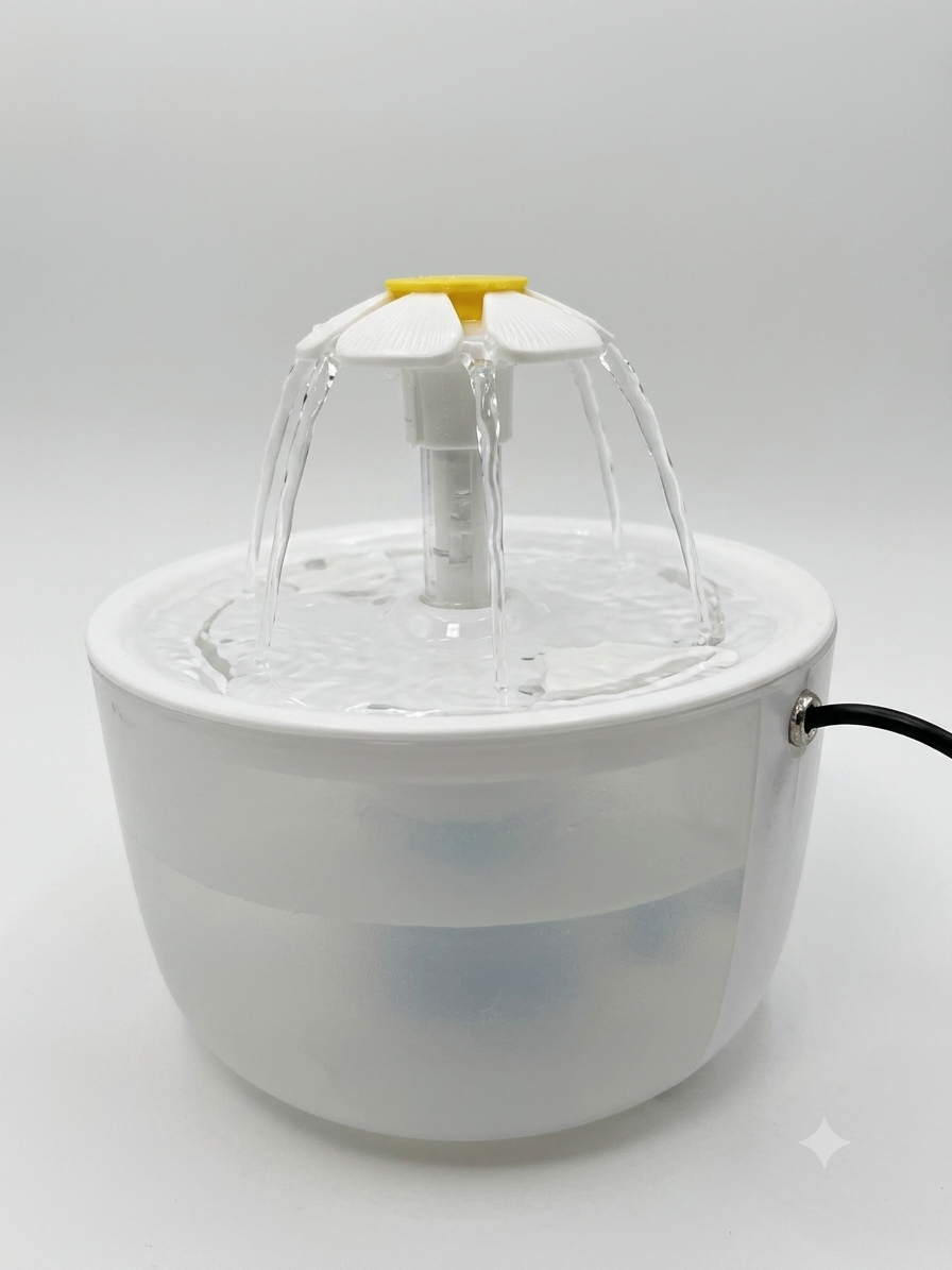 Fuente de agua para gatos