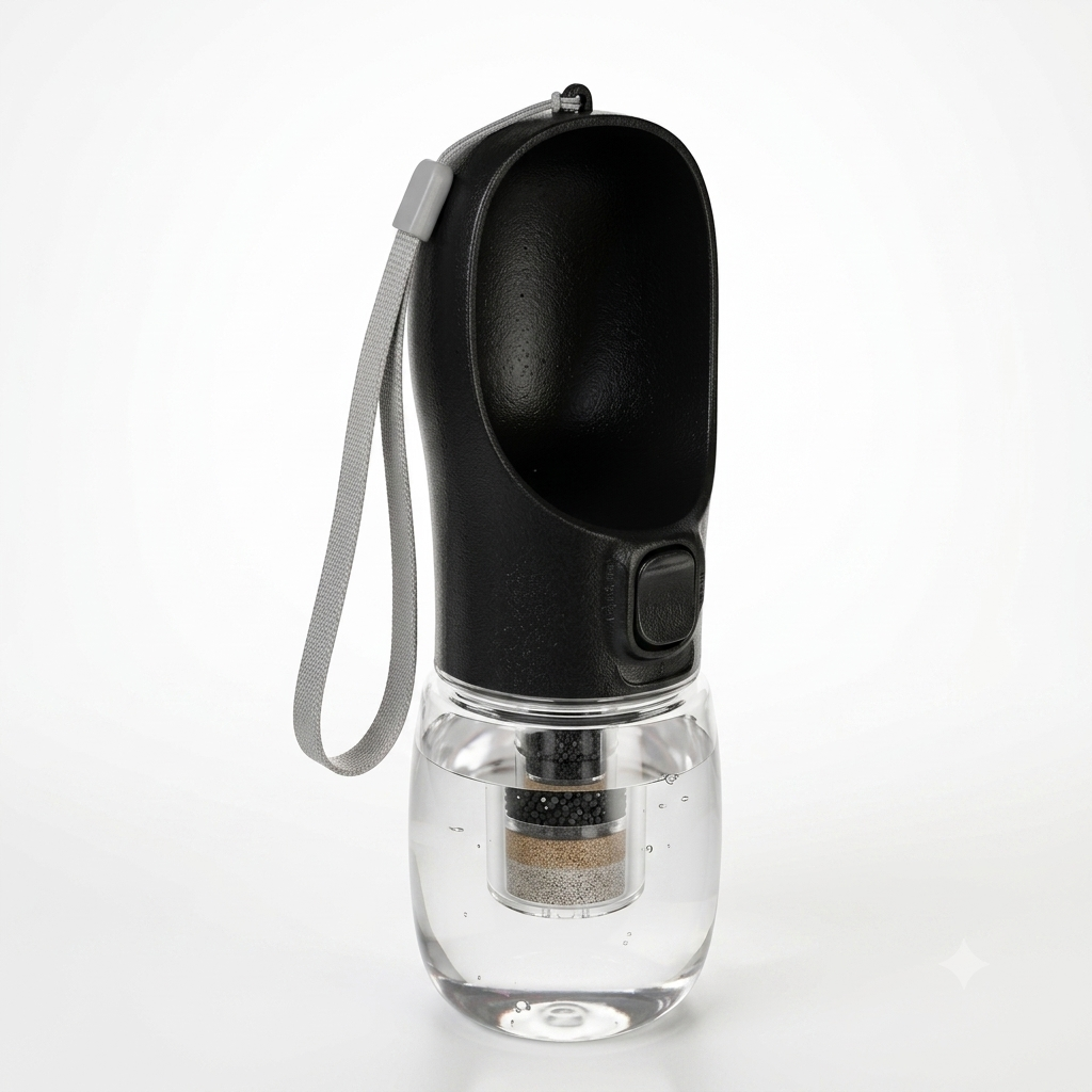 Botella de agua portátil para perros