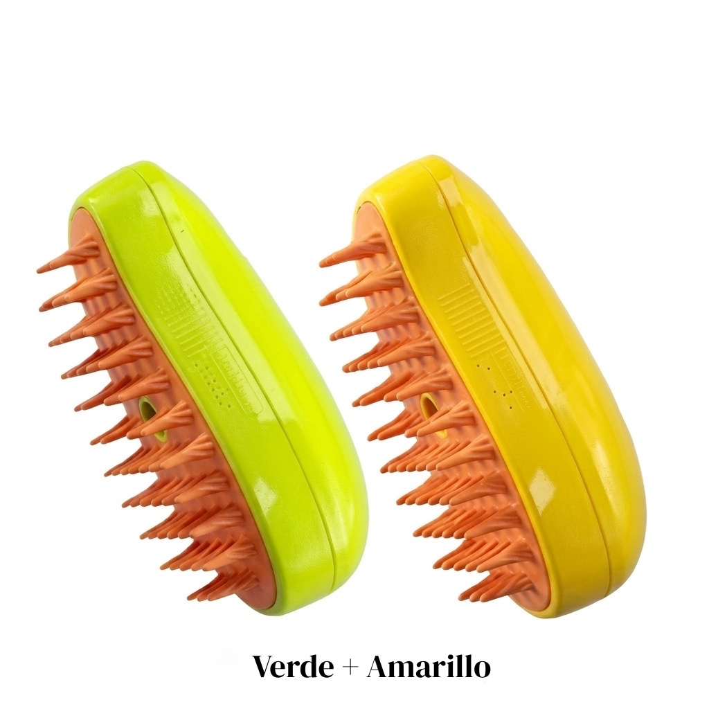 Cepillo de vapor 3 en 1 para mascotas